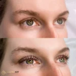 avant et après le rehaussement de cils - beauty art pro 4