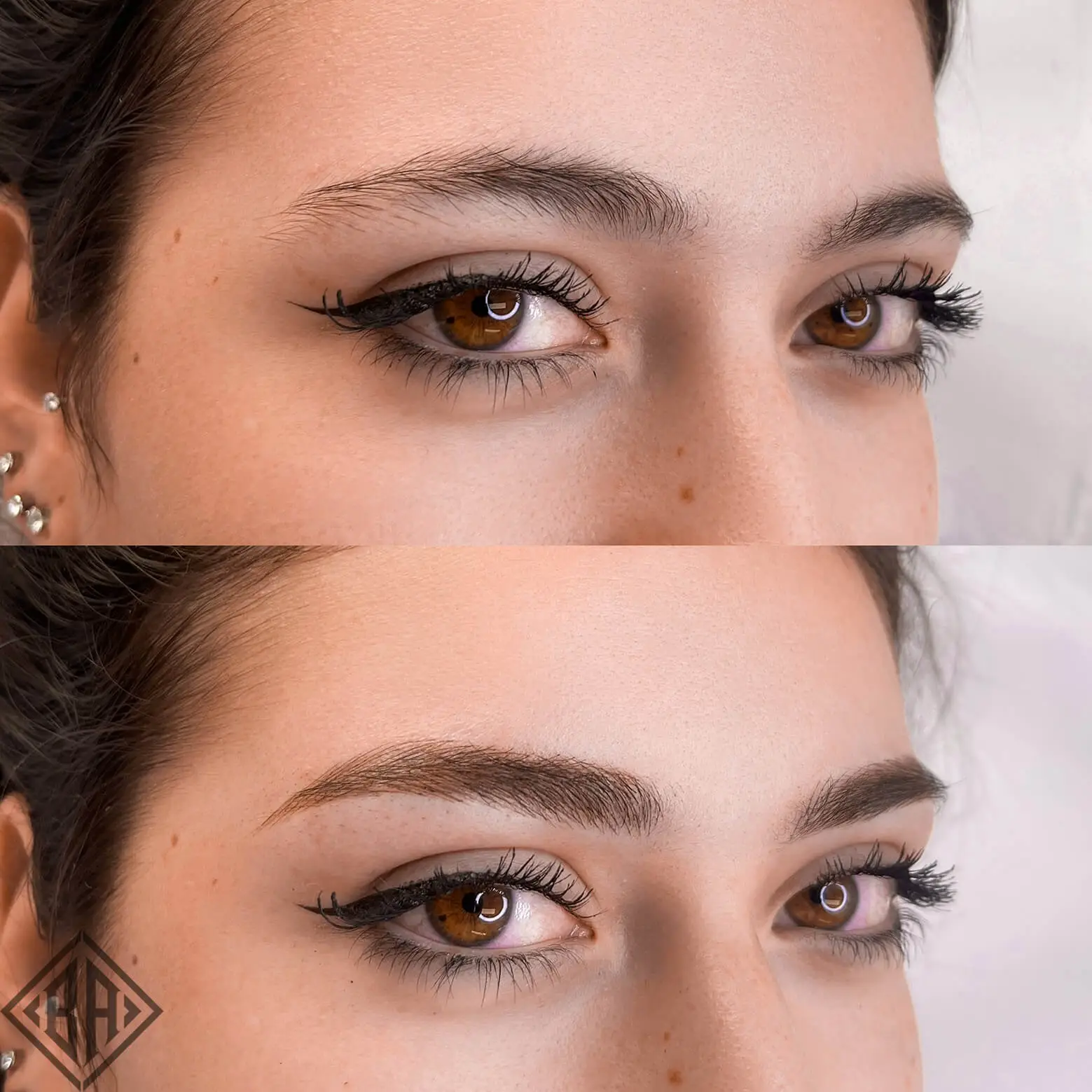 Avant et après le microblading et le microshading - beauty art pro 2