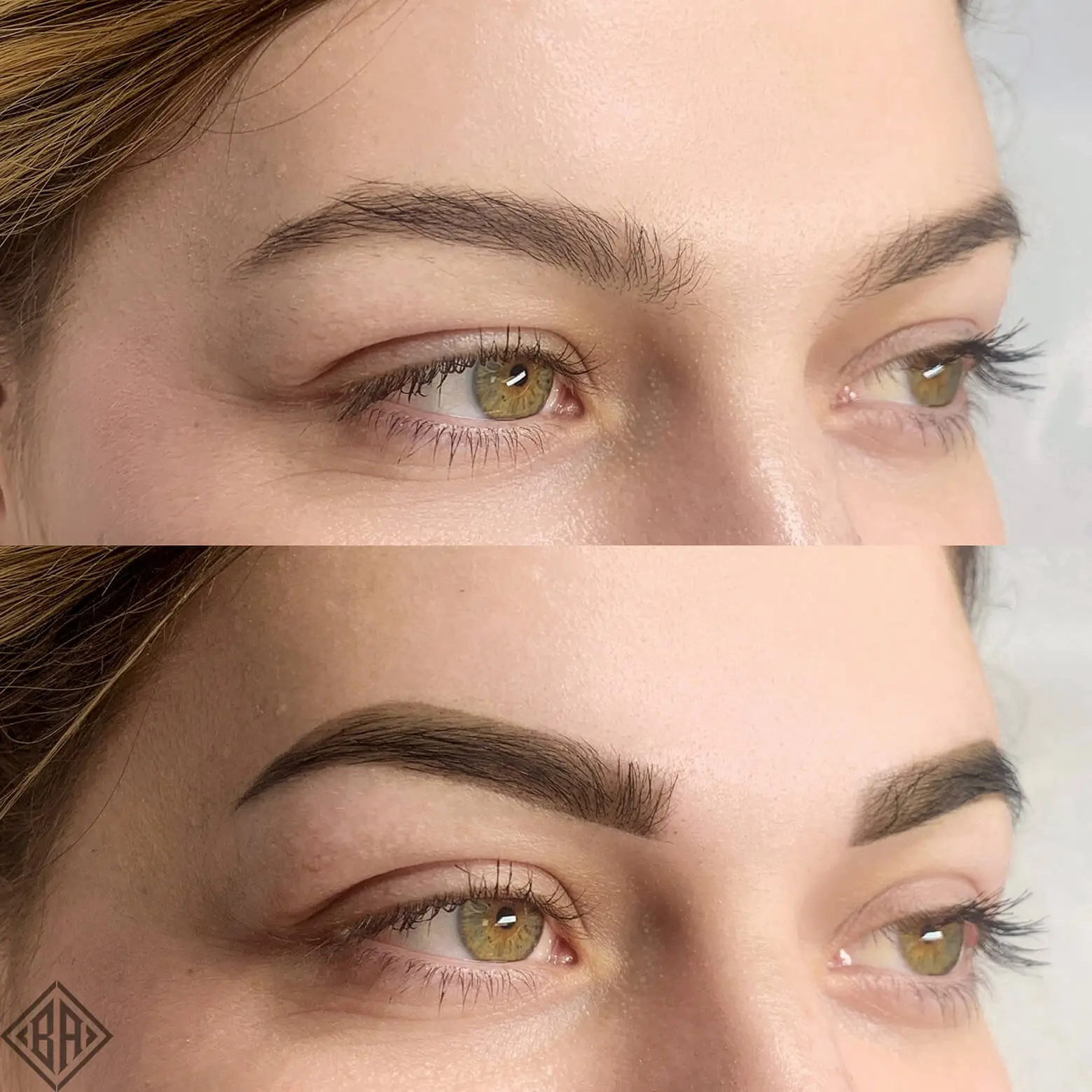 avant et après teinture hybride - beauty art pro 2